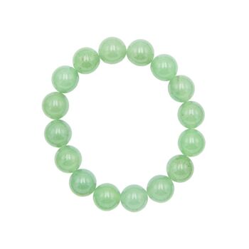 Bracelet Aventurine - Pierres boules 6mm - 20 cm- Sans fermoir 2