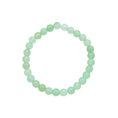 Bracelet Aventurine - Pierres boules 6mm - 22 cm- Sans fermoir