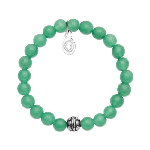 Bracelet Aventurine verte et Sphère "Pour Elle"