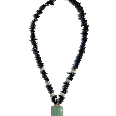 Mood for Life Tourmaline Noire Chocker Necklace