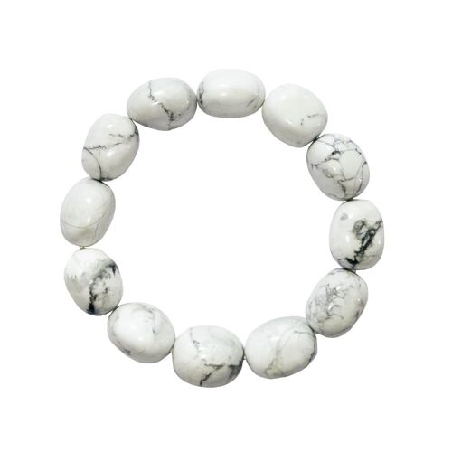 Bracelet Howlite - Pierres Pépites