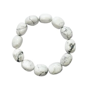 Bracelet Howlite - Pierres Pépites 1