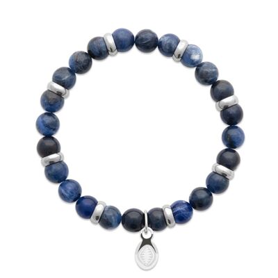 Bracciale Jasper Blu e Anelli "For Him".