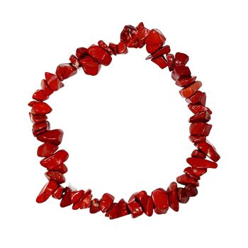 Bracelet Jaspe rouge - Baroque 19cm 2