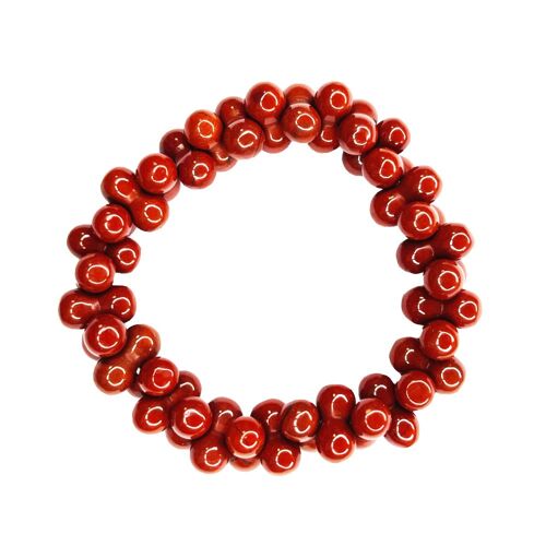 Bracelet Jaspe rouge - Pierres ADN