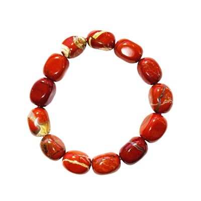 Pulsera Jaspe Rojo - Piedras Pepita