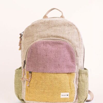 Annapurna Lilac and Pistachio Backpack