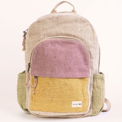 Annapurna Lilac and Pistachio Backpack