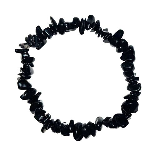 Bracelet Obsidienne - Baroque 19cm