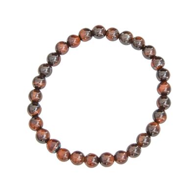 Bracelet Oeil de boeuf - Pierres boules 6mm - 20 cm- Sans fermoir