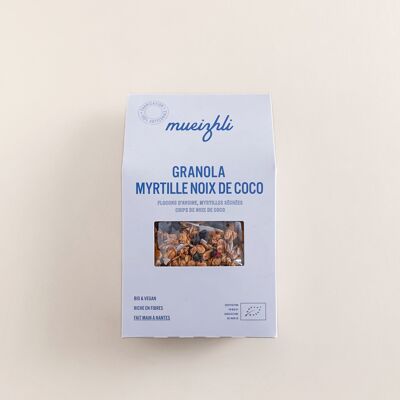 Granola myrtille coco