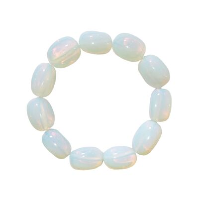 Bracciale in opale sintetico - Pietre nugget