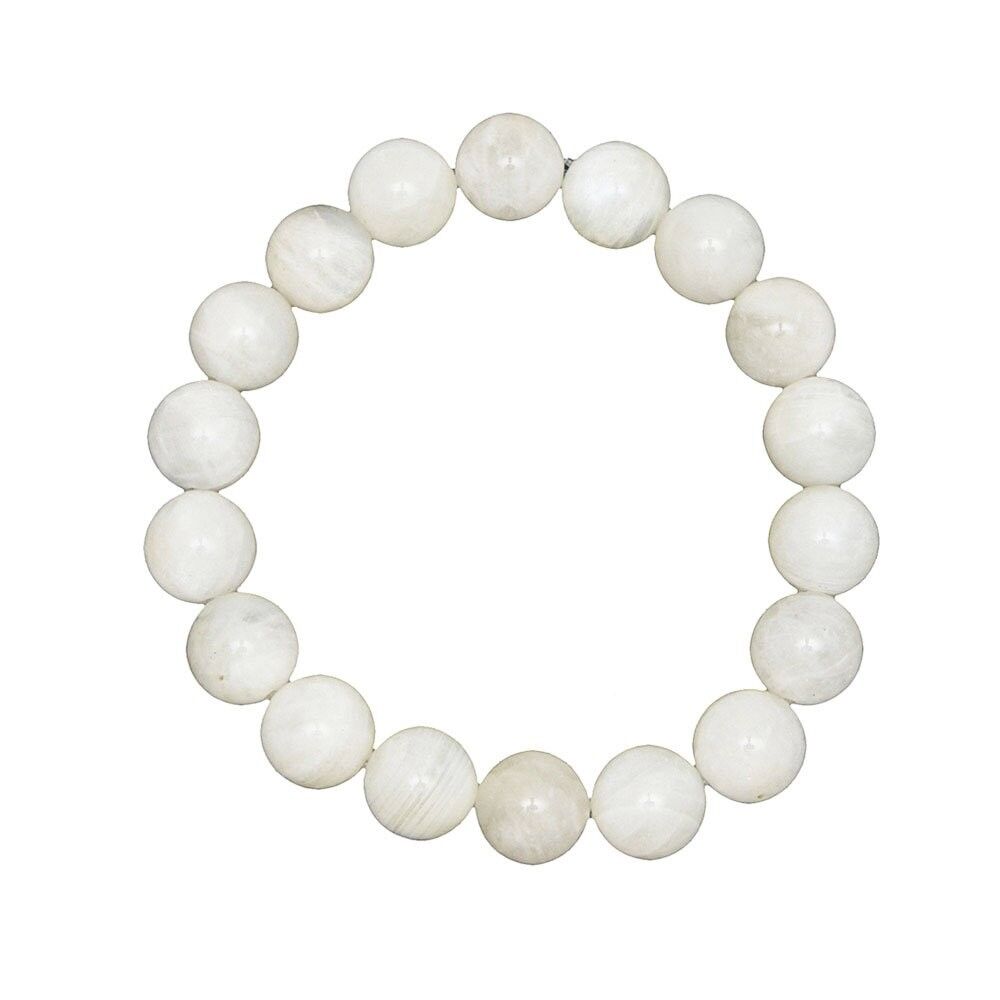 Bracelet labradorite et pierre de lune blanche - Protection
