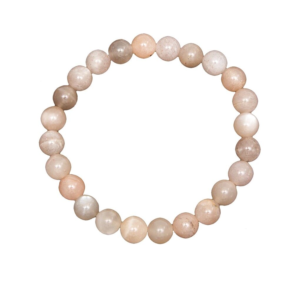 Pulsera Sunstone - Piedras bola 8mm - 22 cm - Sin cierre