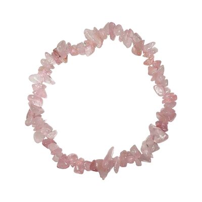 Rose quartz bracelet - Baroque 19cm
