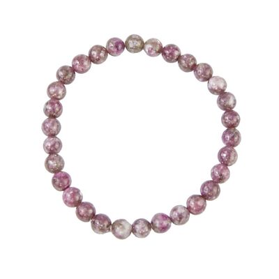 Pulsera rubelita - Piedras bola 6mm - 18 - FO