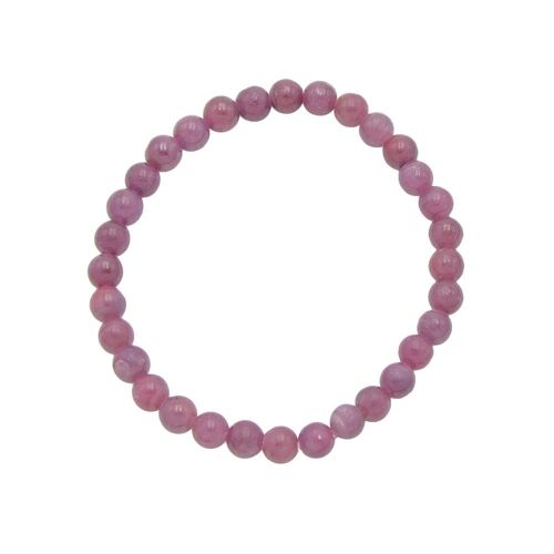 Bracelet Rubis - Pierres boules 6mm - 18 - FA