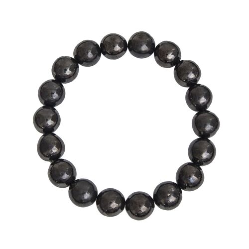 Bracelet Shungite - Pierres boules 10mm - 18 - FO