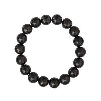 Bracelet Shungite - Pierres boules 10mm - 20 - SF 2