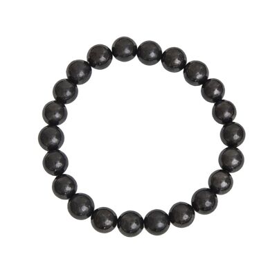 Bracciale in shungite - Pietre a sfera da 8 mm - 18 - SF