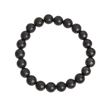 Bracelet Shungite - Pierres boules 8mm - 20 - SF 1