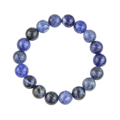 Pulsera de sodalita - Piedras bola 10mm - 18 - FA