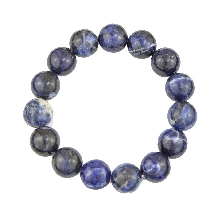 Bracciale Sodalite - Pietre a sfera 12mm - 18 - SF