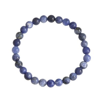 Bracciale in sodalite - pietre a sfera da 6 mm - 18 - FA