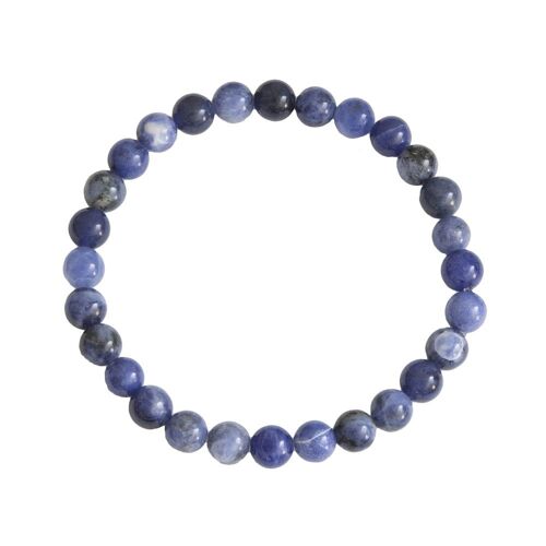 Bracelet Sodalite - Pierres boules 6mm - 18 - FO