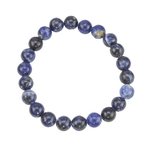 Bracelet Sodalite - Pierres boules 8mm - 18 - FA