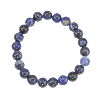 Sodalite bracelet - 8mm ball stones - 22 - FO