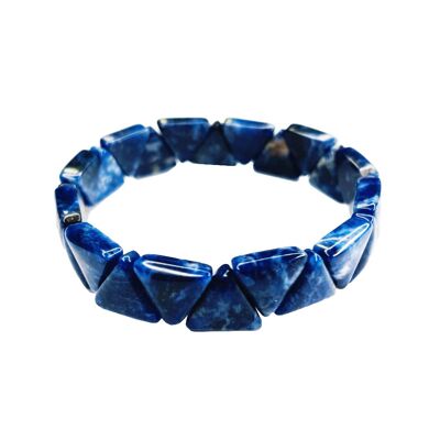 Sodalite bracelet - Triangular stones