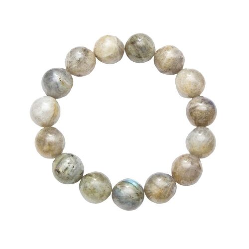 Bracelet Spectrolite - Pierres boules 12mm - 22 - FO