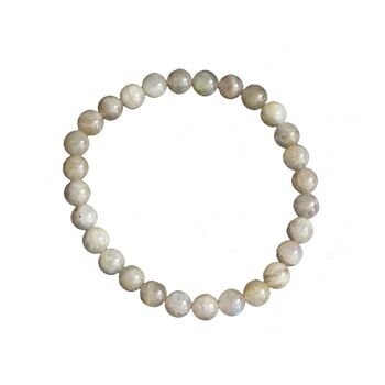 Bracelet Spectrolite - Pierres boules 6mm - 20 - FA 1