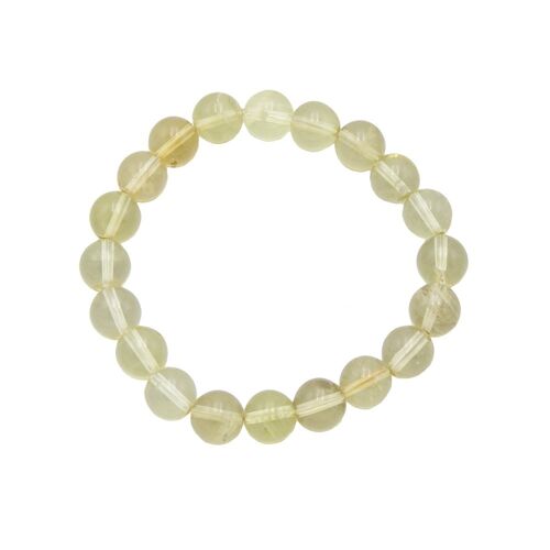 Bracelet Topaze citron - Pierres boules 10mm - 18 - FA