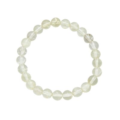 Bracelet Topaze citron - Pierres boules 8mm - 18 - FA