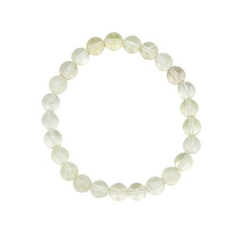 Bracelet Topaze citron - Pierres boules 8mm - 18 - FA 2