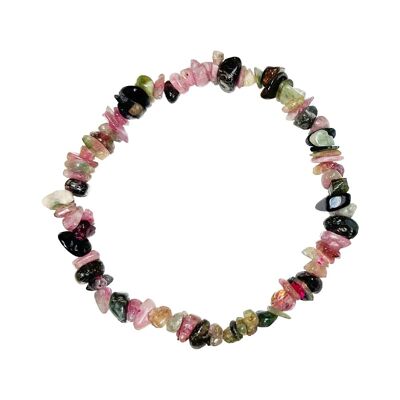 Multicolor Tourmaline bracelet - Baroque 19cm