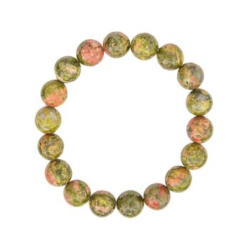 Bracelet Tourmaline rose - Pierres boules 10mm - 20 - FO 2