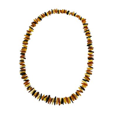 Multicolored Amber Necklace - Baroque - 60 cmcm