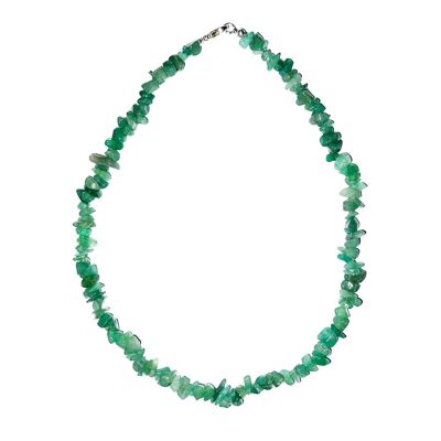 Collier Aventurine verte - Baroque - 60 cm