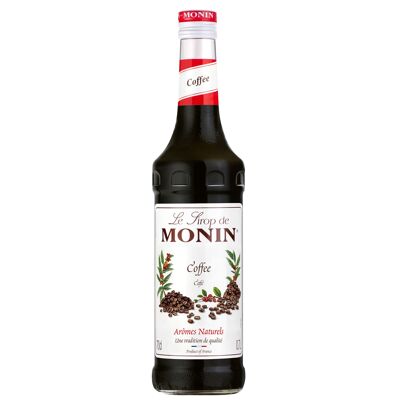 MONIN Kaffeegeschmackssirup für Heißgetränke oder Cocktails – Natürliche Aromen – 70cl