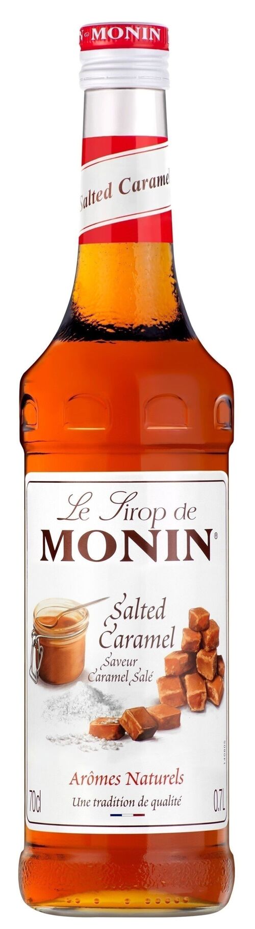 Sirop Saveur Caramel Salé MONIN pour aromatiser vos desserts de la fête des mères - Arômes naturel - 70cl