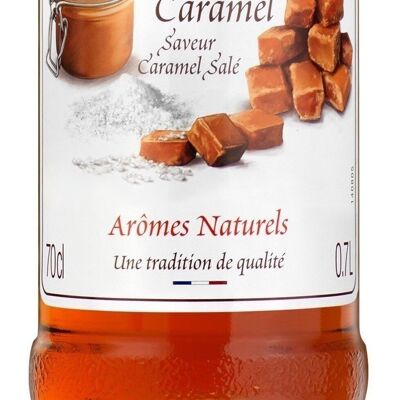 Sirop Saveur Caramel Salé MONIN pour aromatiser vos desserts de la fête des mères - Arômes naturel - 70cl