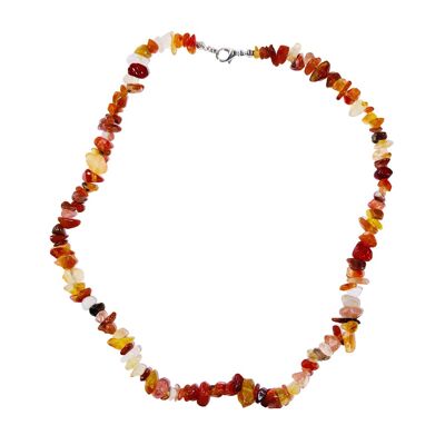 Carnelian necklace - Baroque - 60 cm