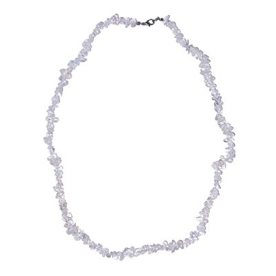 Collier Cristal de roche - Baroque - 90 cm