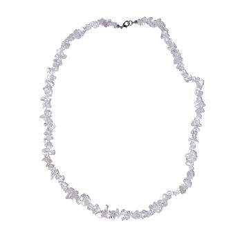 Collier Cristal de roche - Baroque - 90 cm 2