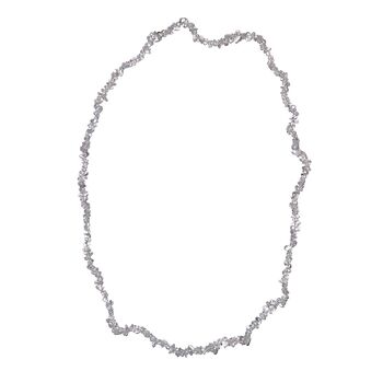 Collier Cristal de roche - Baroque - 90 cm 4