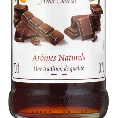 Sirop Saveur Chocolat MONIN pour aromatiser vos desserts de la fête des mères - Arômes naturels - 70cl