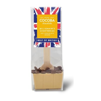 Cuchara de chocolate caliente Best of British Millionaire's Shortbread